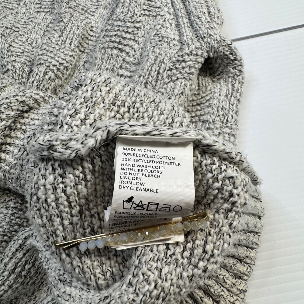 prAna Sky Meadow Sweater Large Recycled Cotton Knit Outdoor Gorpcore Ethical - Picture 3 of 16